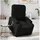 vidaXL Massagesessel mit Aufstehhilfe Elektrisch Kunstleder 142 x 75 x 100 cm Schwarz