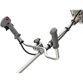 Ikra mogatec IKRA Benzin Freischneider Trimmer IBF 43 mit 2 Spulen & Schultergurt