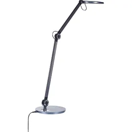 Beliani Beliani, Tischlampe, Schreibtischlampe LED Metall schwarz 34 cm verstellbar ERIDANUS (450 lm)
