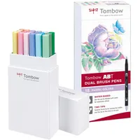 Tombow ABT Dual Brush Pen 18 St. mehrfarbig