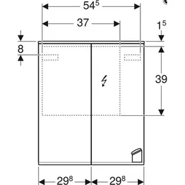 Geberit Option Plus 60 cm