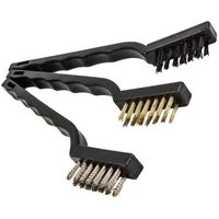 Eurotools Drahtbürstensatz 3-teilig 175 mm