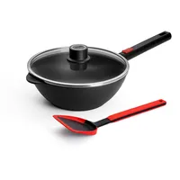 WOLL Wok »Logic XR«, schwarz H:10cm Ø:24cm, Pfannen, Ø