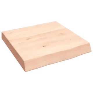 vidaXL Waschtischplatte 40x40x(2-6) cm Massivholz Unbehandelt
