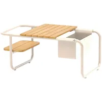 Zebra Technologies Somerset Loungetisch klappbar light taupe