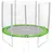Jawinio Randabdeckung Trampolin-Zubehör Grün 244x200 cm