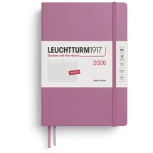 Leuchtturm1917 Tageskalender Dotted Medium A5 Dusty Rose 2026
