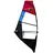 F2 Rebel Team Windsurf Segel 4,7 qm rot/schwarz
