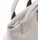 Dudu Ibiza Henkeltasche Leder Weiß/Grau