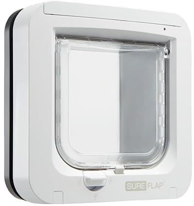 SureFlap Microchip Katzenklappe grau/weiß (grau)