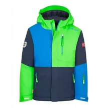 TROLLKIDS Hallingdal Jacke Hellgrün/Blau 164