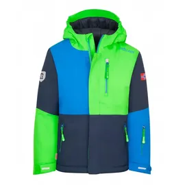 TROLLKIDS Hallingdal Jacke Hellgrün/Blau 164
