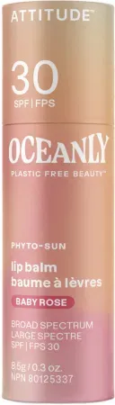 Attitude Oceanly Phyto-Sun Lippenbalsam SPF30 Baby Rose 8,5g
