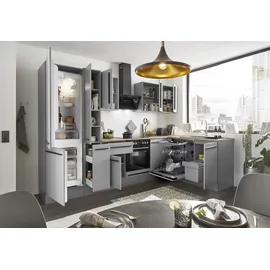 BASIC by Balculina Winkelküche L-Form 310 cm grau