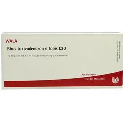 RHUS Toxicodendron E foliis D 30 Ampulle 10X1 ml