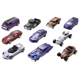 Mattel Hot Wheels Set mit 10 Fahrzeugen bunt 1:64