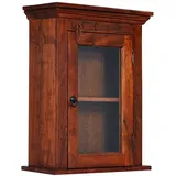 Massivmoebel24 Hängevitrine OXFORD 52 x 24 x 69 cm Braun