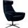 BeType Drehsessel Be Organic High Back 81 x 92 x 83 cm blau Polyester drehbar