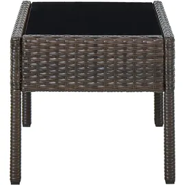 vidaXL Gartentisch 75 x 40 x 37 cm Braun