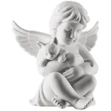 Rosenthal Engel mit Katze