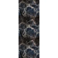 Queence Vinyltapete Marmor 90x300 cm 0 g schwarz 34193