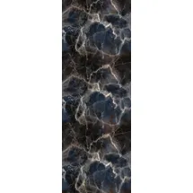 Queence Vinyltapete Marmor 90x300 cm 0 g schwarz 34193