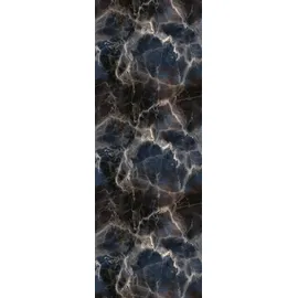 Queence Vinyltapete Marmor 90x300 cm 0 g schwarz 34193