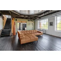 KAWOLA Ecksofa, L-Form rechts oder links Leder verschiedene Farben 321x216 cm braun