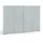 home24 Mister Bianco 120 x 115 x 34 cm hochglänzend weiß / weiß