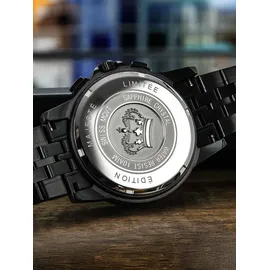 Louis XVI Majesté Frosted Iced Out Edelstahl 43 mm LXVI1184