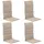 GO-DE Hochlehner Auflage 48 x 120 cm creme 4 St.