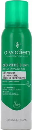 Alvadiem Fuß-Deodorant 3in1 Mit Bio-Lavendelhonig Spray 150ml