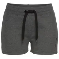 Bench. loungewear Relaxshorts Damen anthrazit-meliert-schwarz Gr.44/46