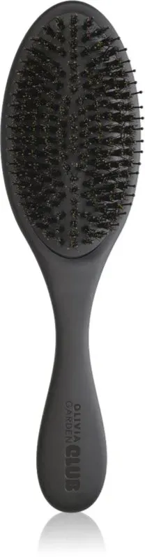 Olivia Garden Club The Reset Detangling&Shine Hairbrush Flache Bürste + Etui Black 1 St.