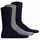 Hudson Socken Easy3 3-Pack 3-Paar Dunkelblau/Grau 43-46