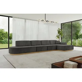 altdecor Ecksofa Ottomane Rechts IREA-L3-v2 412x165x80 cm Ecru
