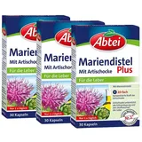 Abtei Mariendistel Plus Kaps.m.Artischocke TF 3er-Pack 3x30 St Kapseln