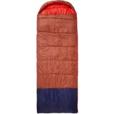 Mc Kinley McKINLEY Unisex – Erwachsene Comfort II 10 Schlafsack, Red Rust/Navy Dark, 195R