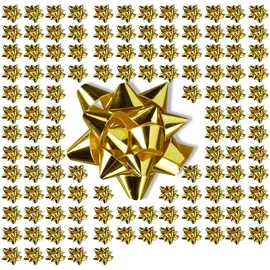 Relaxdays Geschenkschleifen Gold