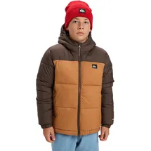 QUIKSILVER Outdoorjacke QUIKSILVER "Cold Days", Jungen, Gr. 12, chocolate braun, 100% Nylon, Jacken Outdoorjacke
