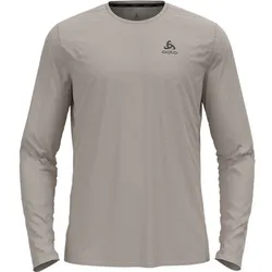 ODLO Herren T-shirt l/s crew neck ZEROWEIG, silver cloud, S