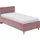 Meise Möbel meise.möbel Polsterbett Cool mit Lattenrost Cord Rosa Rose 140 x 200 cm