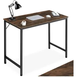 tectake® Schrebitisch, Industrial Style, große Beinfreiheit, Höhe 75,5 cm