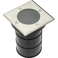 Gtv Bodeneinbaustrahler Metall GU10 IP67 50 W grau