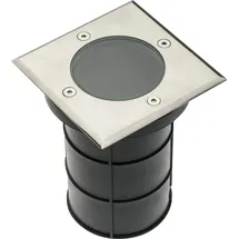 Gtv Bodeneinbaustrahler Metall GU10 IP67 50 W grau