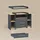 livinity® Wickelkommode Torino Anthrazit/Goldkraft Eiche