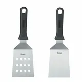 Westmark Pfannenwender Set 2tlg. 29 cm Edelstahl/Kunststoff Schwarz/Silber