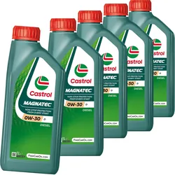 5x1l Castrol Magnatec 0w30 D Passend Für Wss-m2c950-a Acea C2 Synthetiköl: