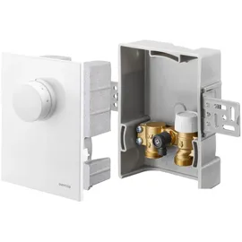 OVENTROP Unibox Raumtemperaturregelung 1022722 Weiß, mit Thermostat