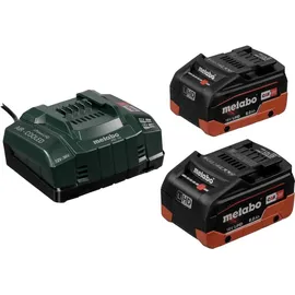 Metabo Basis-Set LiHD 18 V 2 x 8,0 Ah + Ladegerät + metaBox 685131000